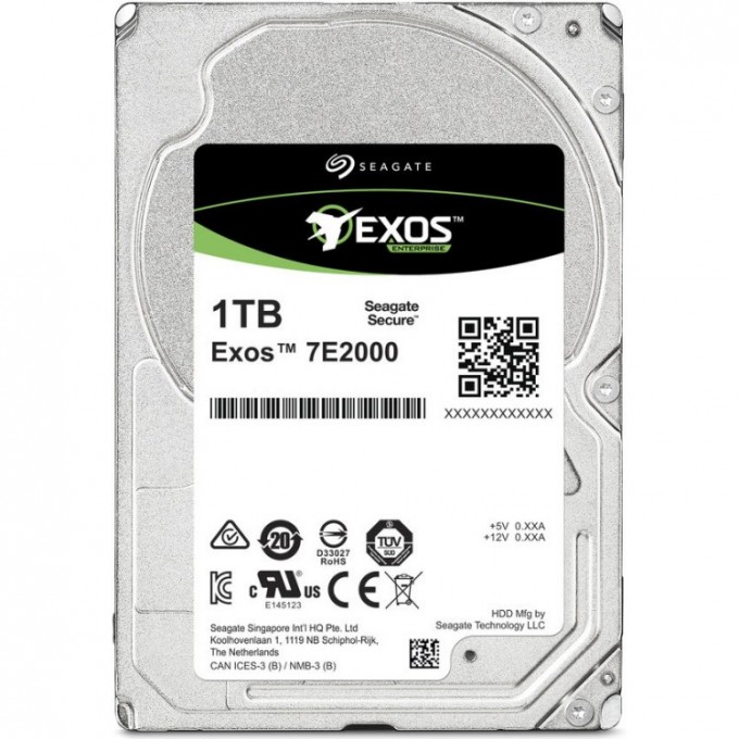 Жесткий диск SEAGATE EXOS ORIGINAL SAS 3.0 1TB SERVER (7200RPM) 128MB 2.5" ST1000NX0333 Жесткий диск SEAGATE EXOS ORIGINAL SAS 3.0 1TB SERVER (7200RPM) 128MB 2.5" ST1000NX0333