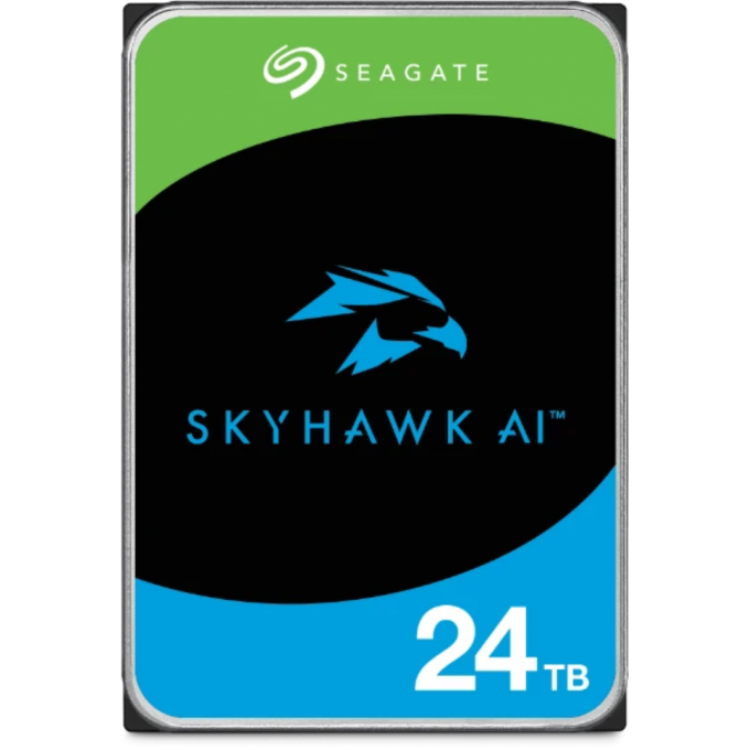 Жесткий диск SEAGATE SATA-III 24TB SKYHAWKAI 512E (7200rpm) 512Mb 3.5" ST24000VE002