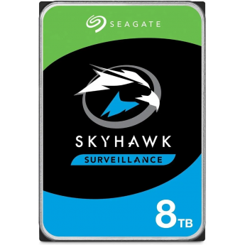 Жесткий диск SEAGATE SKYHAWK ST8000VX009, 8ТБ, HDD, SATA III, 3.5"