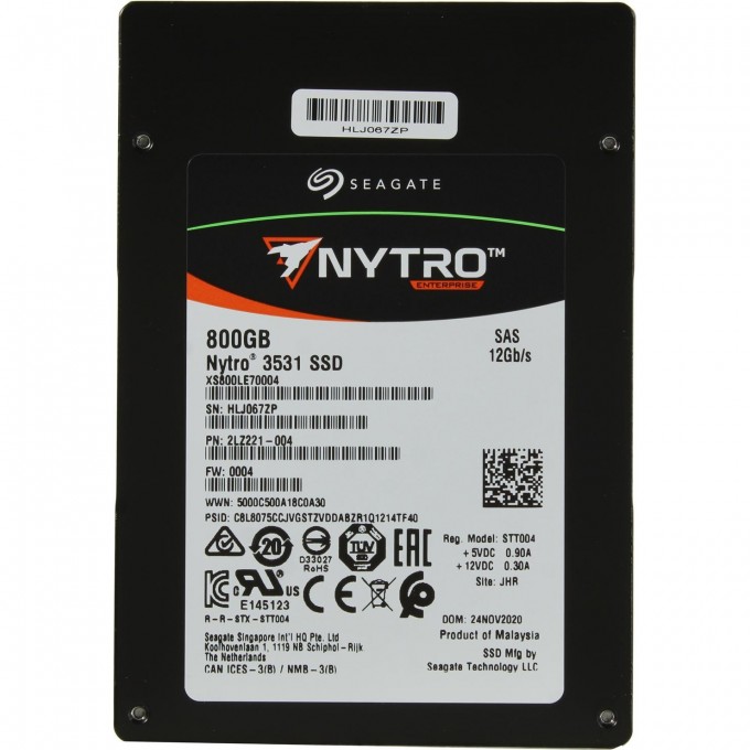 Накопитель SSD SEAGATE NYTRO 3532 800GB 2.5'' XS800LE70084 Накопитель SSD SEAGATE NYTRO 3532 800GB 2.5'' XS800LE70084